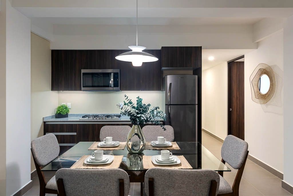 Modelo Costa: comedor y cocina