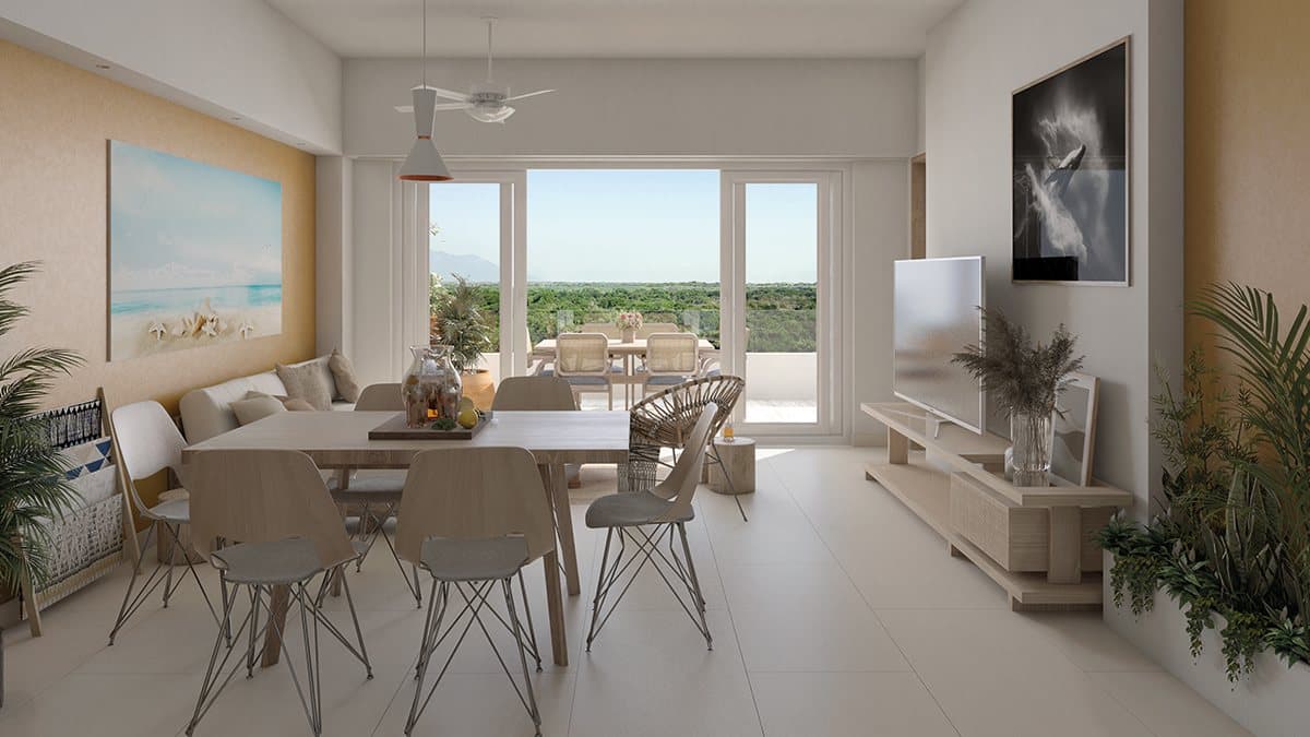 Interior: 2 recámaras